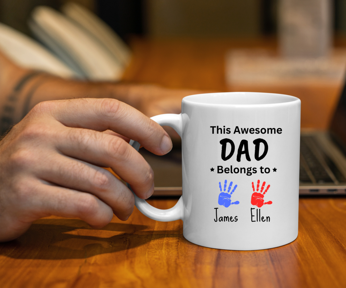 Awesome Dad Variants 11 oz. White Mug