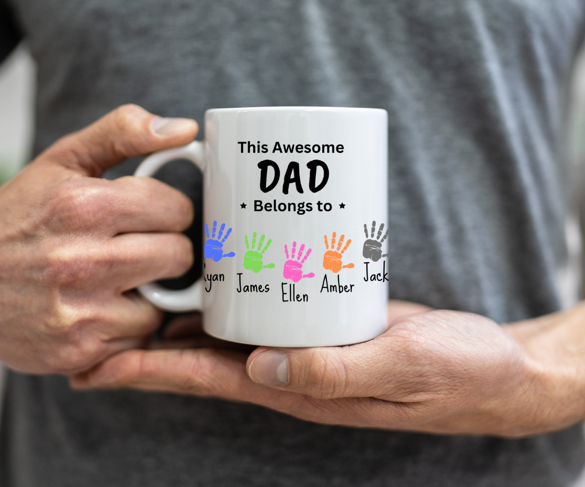 Awesome Dad Variants 11 oz. White Mug