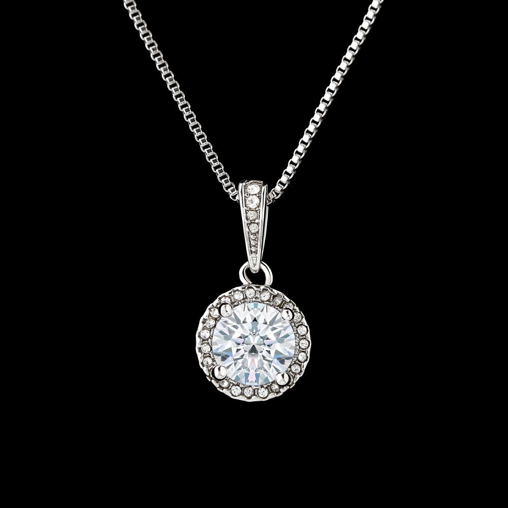 PERSONALIZED _ To My Beautiful Granddaughter Necklace (Yellow & White Gold Variants)