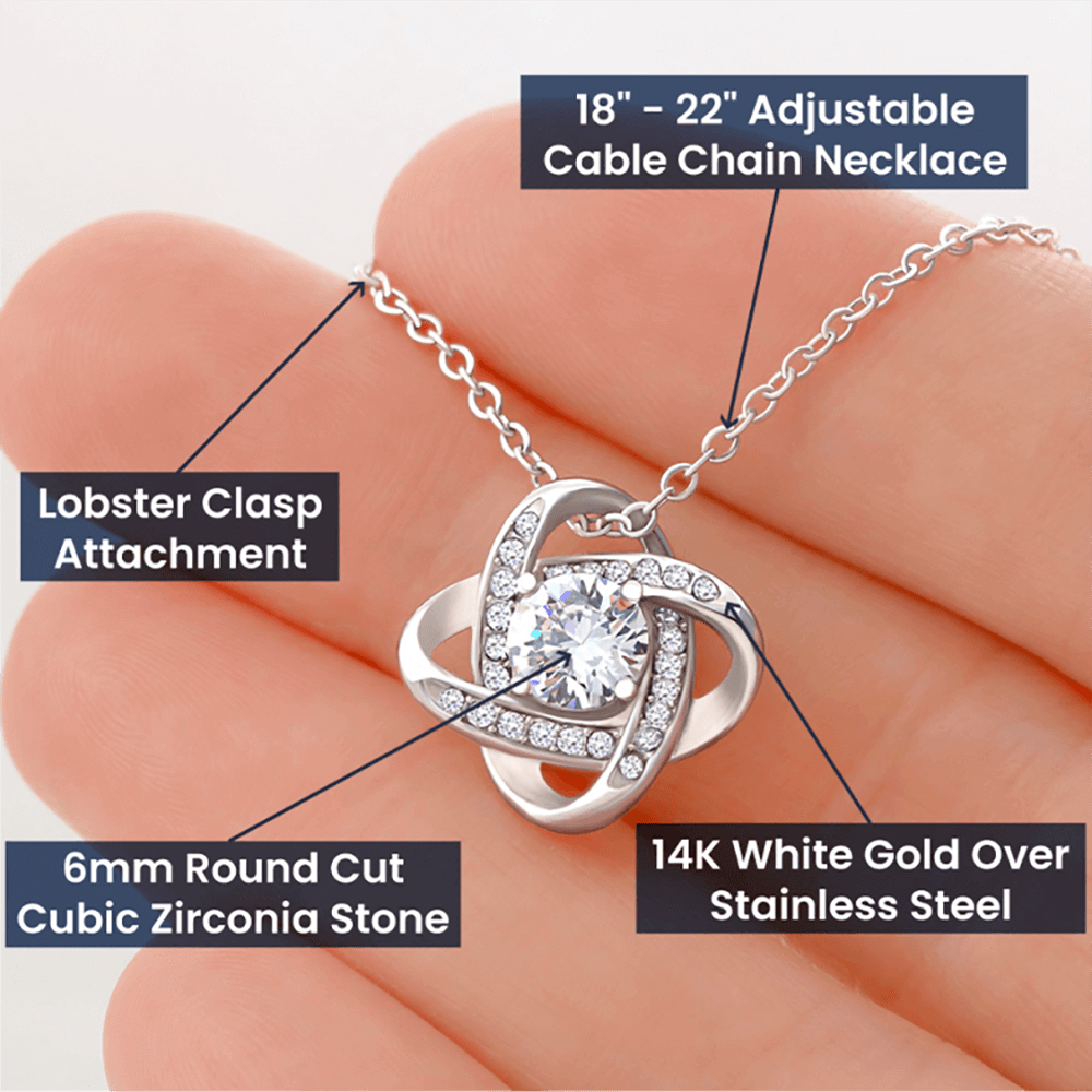 PERSONALIZED _ To My Beautiful Granddaughter Necklace (Yellow & White Gold Variants)