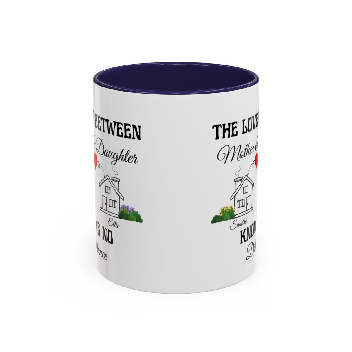 The love between Mother & Daughter Personalized Mug and Travel Mug