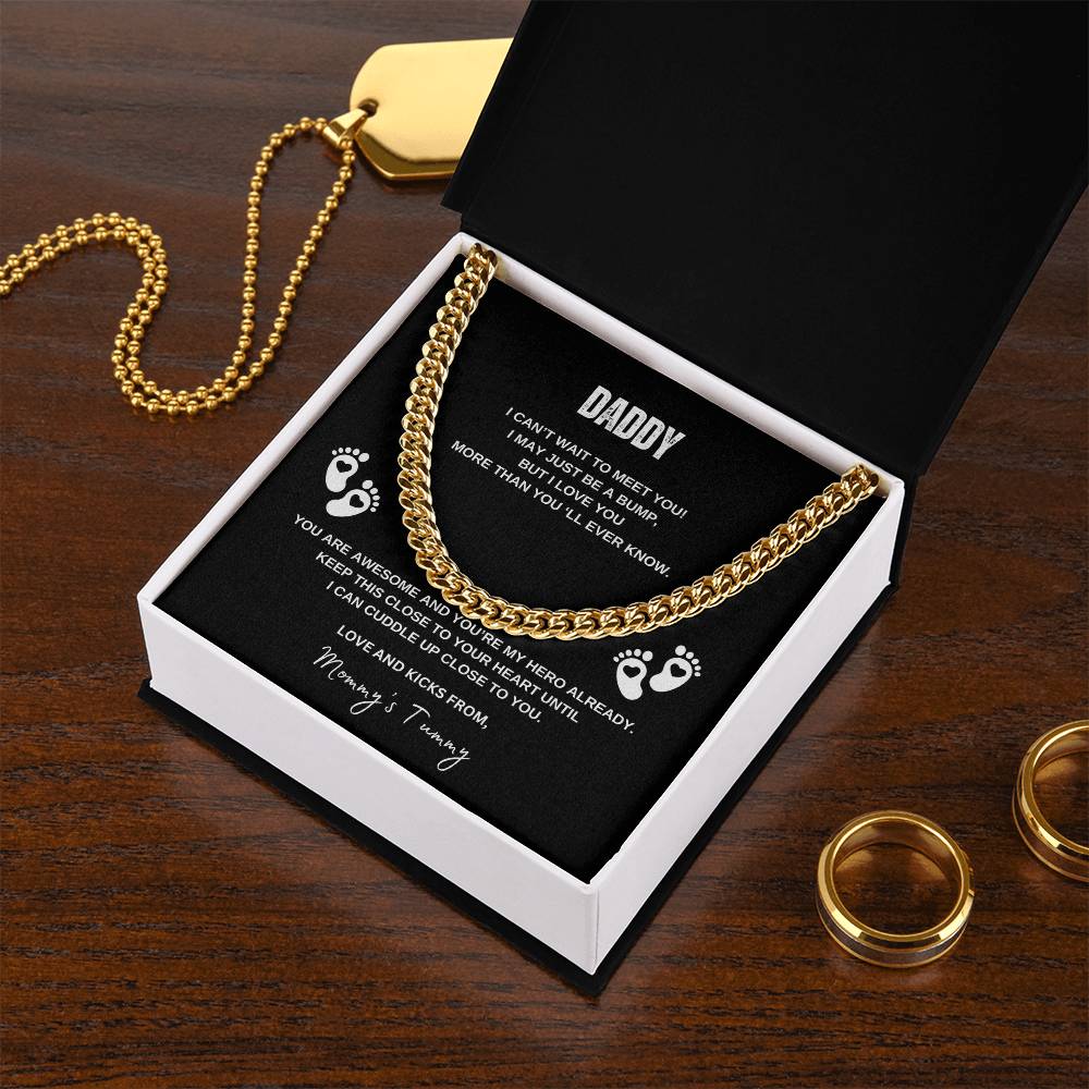 Daddy To Be I Cuban Link Chain
