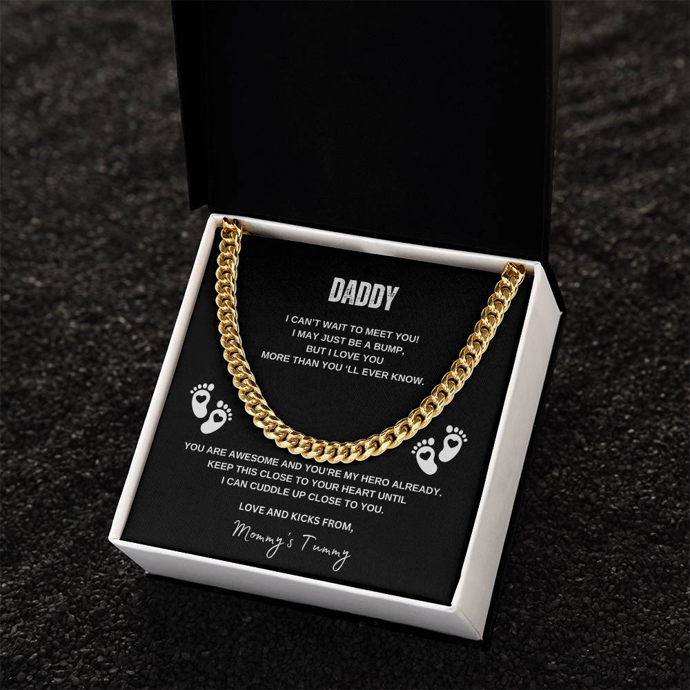 Daddy To Be I Cuban Link Chain