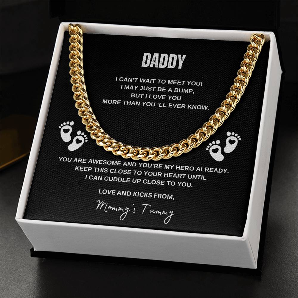 Daddy To Be I Cuban Link Chain