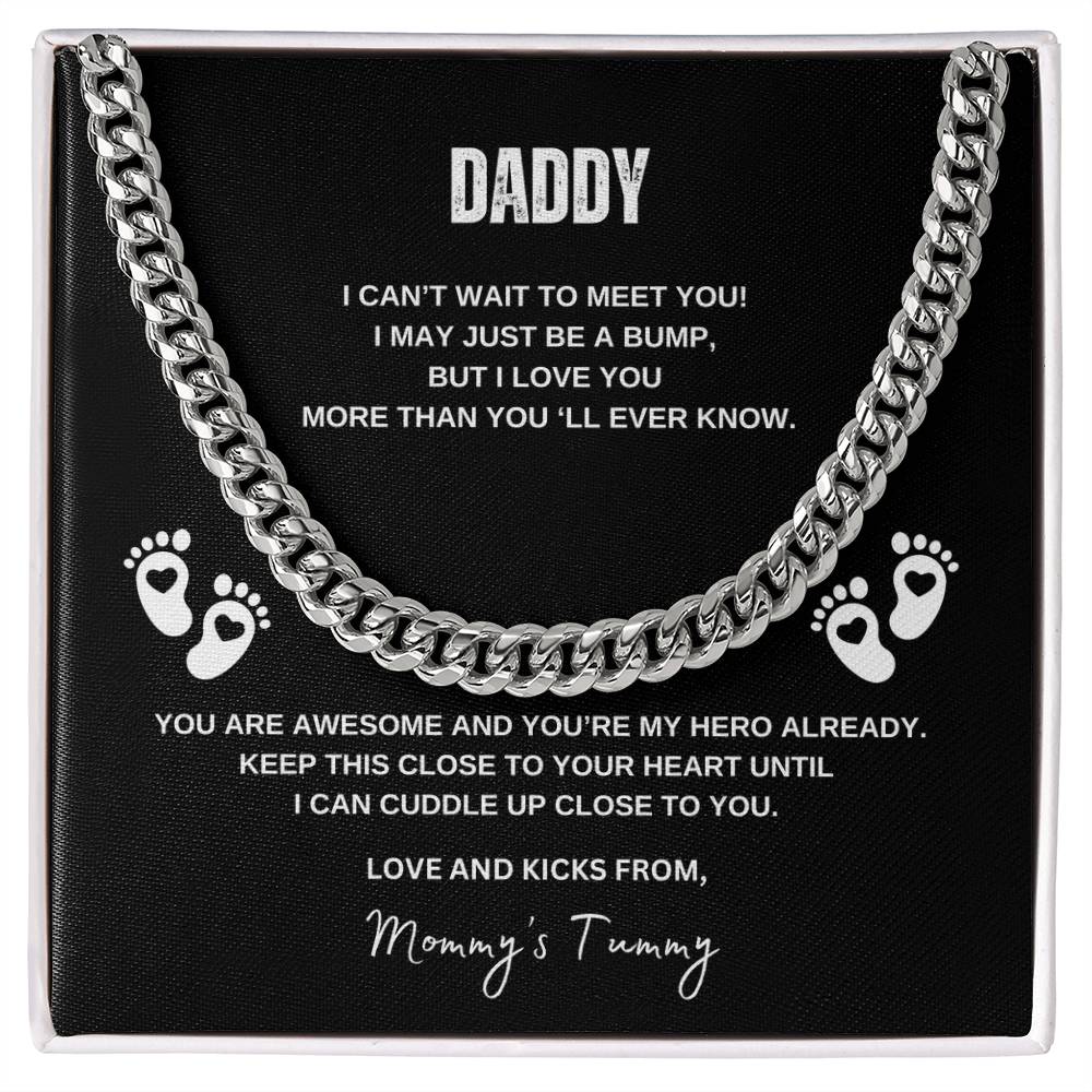 Daddy To Be I Cuban Link Chain