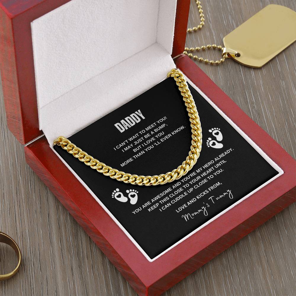 Daddy To Be I Cuban Link Chain