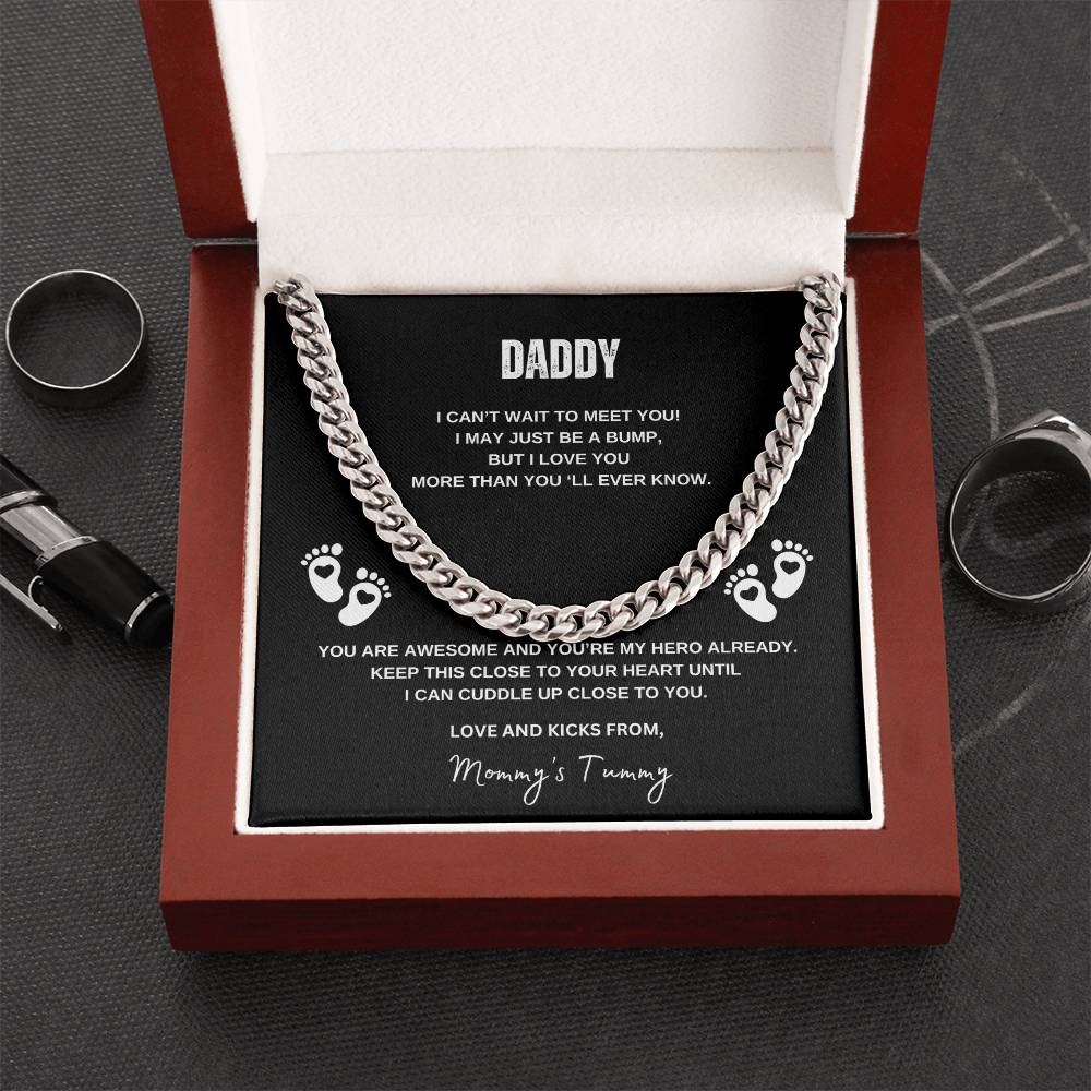 Daddy To Be I Cuban Link Chain