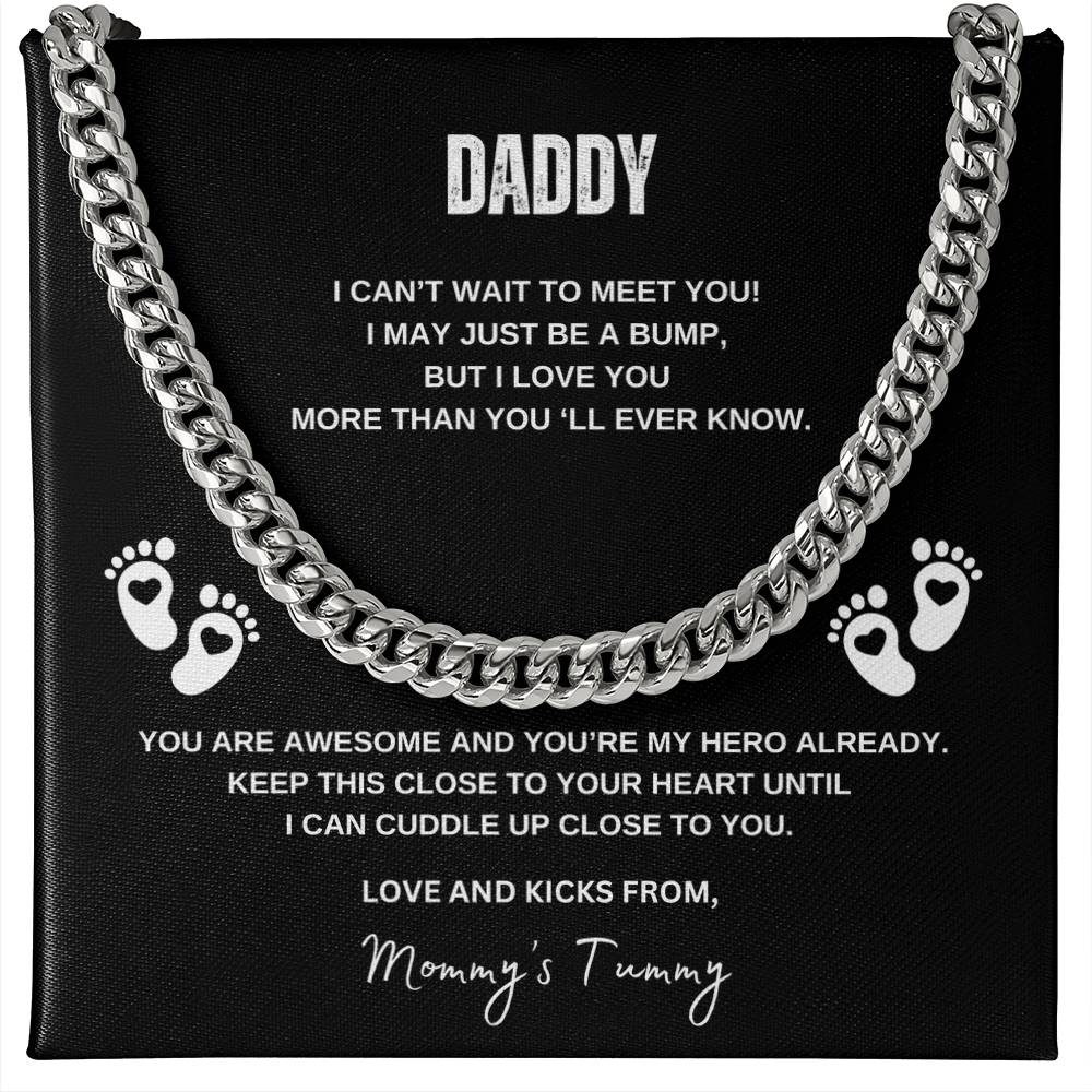 Daddy To Be I Cuban Link Chain