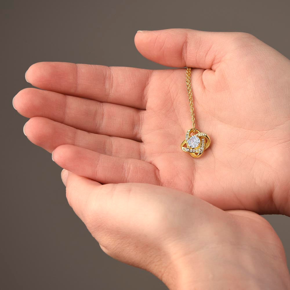 To My Soulmate_Love Knot Necklace