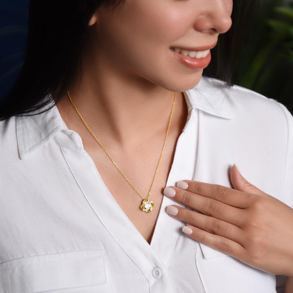 To My Soulmate_Love Knot Necklace