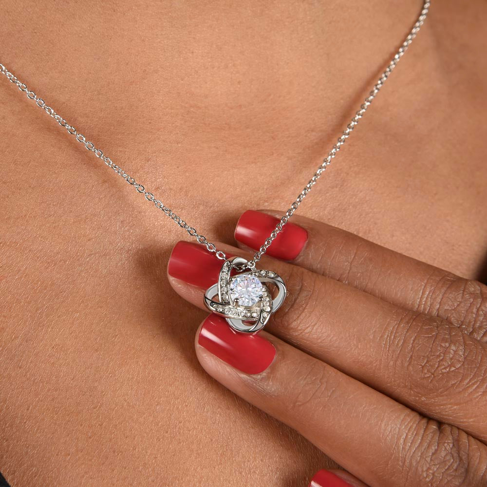 To My Soulmate_Love Knot Necklace