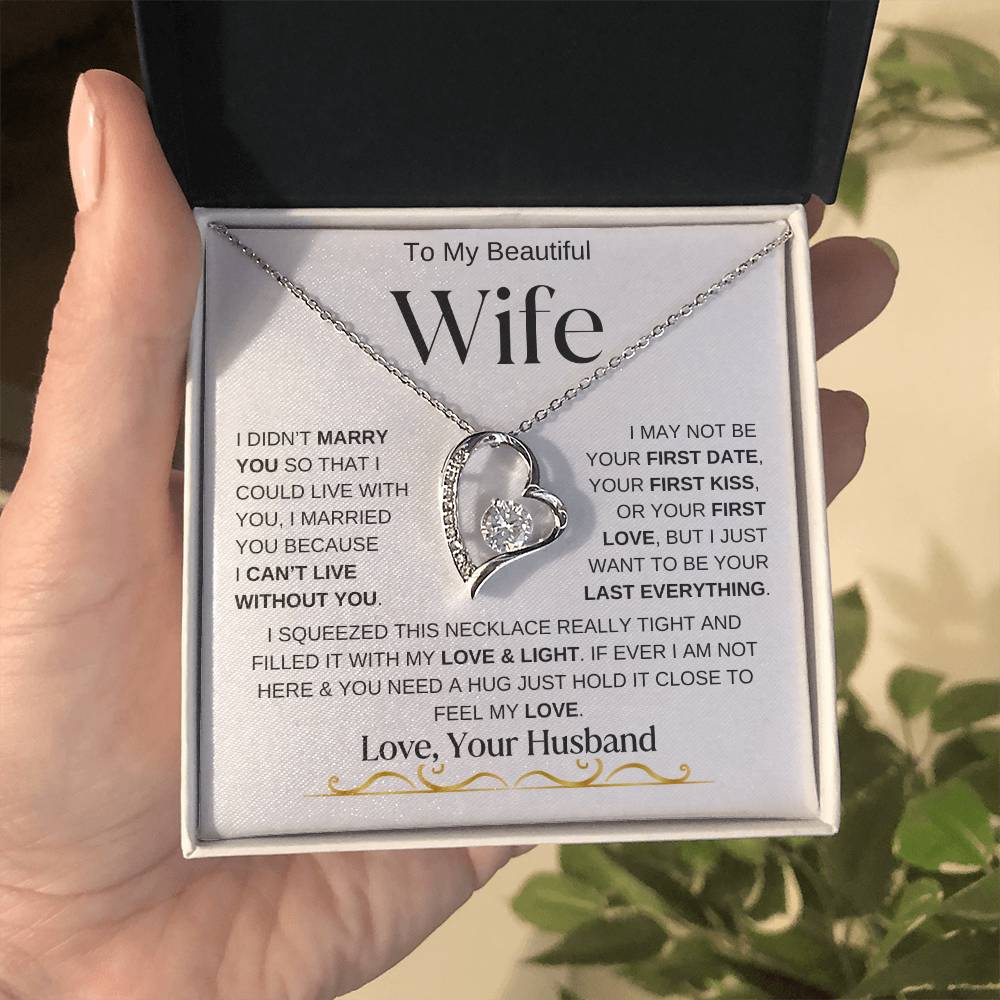 To My Beautiful Wife / Forever Love Necklace - WBV