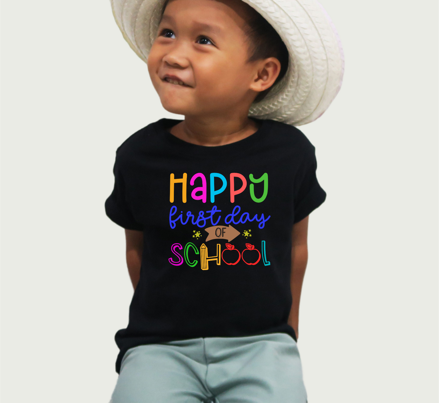 Happy First Day of School Kids Heavy Cotton™ Tee