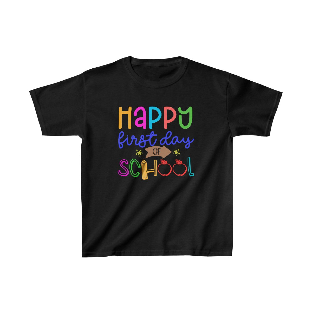 Happy First Day of School Kids Heavy Cotton™ Tee