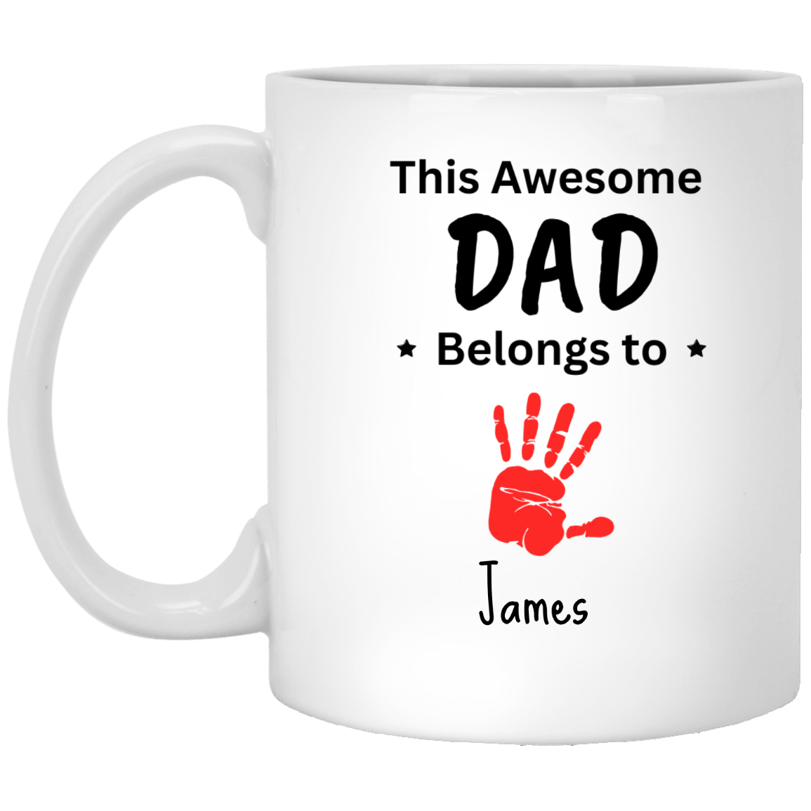 Awesome Dad Variants 11 oz. White Mug