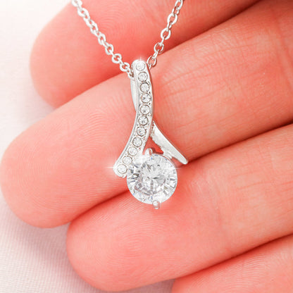 PERSONALIZED _ To My Beautiful Granddaughter Necklace (Yellow & White Gold Variants)