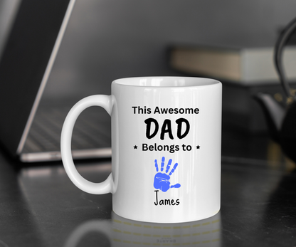 Awesome Dad Variants 11 oz. White Mug