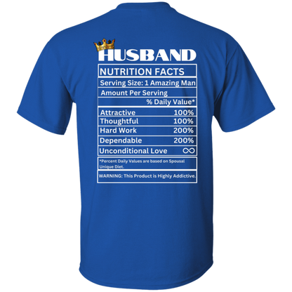 Husband Nutrition Facts T-Shirt