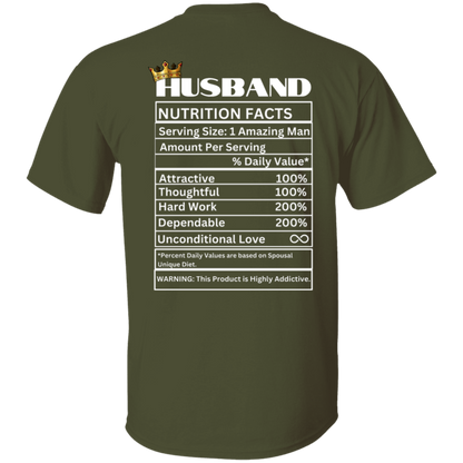 Husband Nutrition Facts T-Shirt