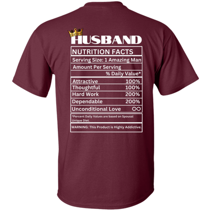 Husband Nutrition Facts T-Shirt