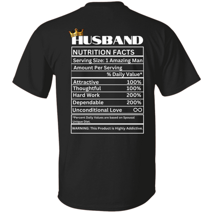Husband Nutrition Facts T-Shirt