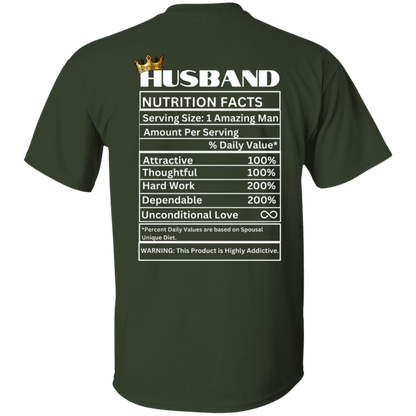 Husband Nutrition Facts T-Shirt