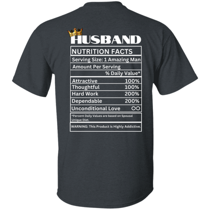 Husband Nutrition Facts T-Shirt