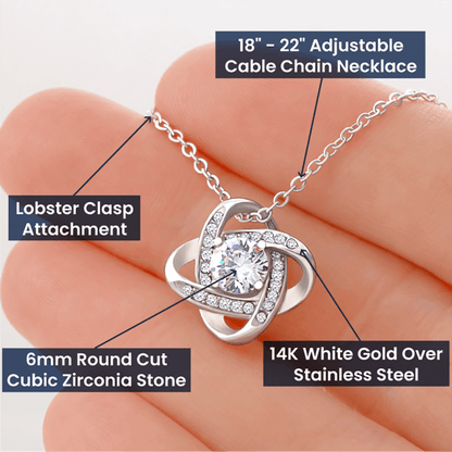 PERSONALIZED _ To My Beautiful Granddaughter Necklace (Yellow & White Gold Variants)