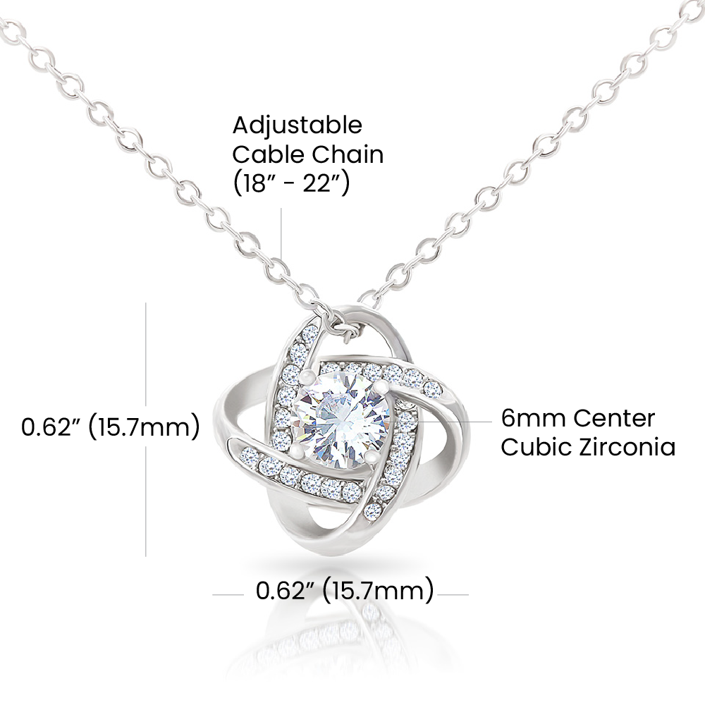 PERSONALIZED _ To My Beautiful Granddaughter Necklace (Yellow & White Gold Variants)