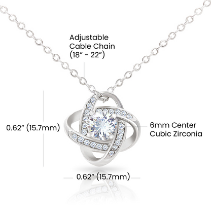 PERSONALIZED _ To My Beautiful Granddaughter Necklace (Yellow & White Gold Variants)