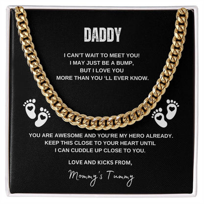 Daddy To Be I Cuban Link Chain