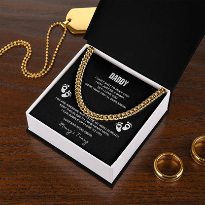 Daddy To Be I Cuban Link Chain