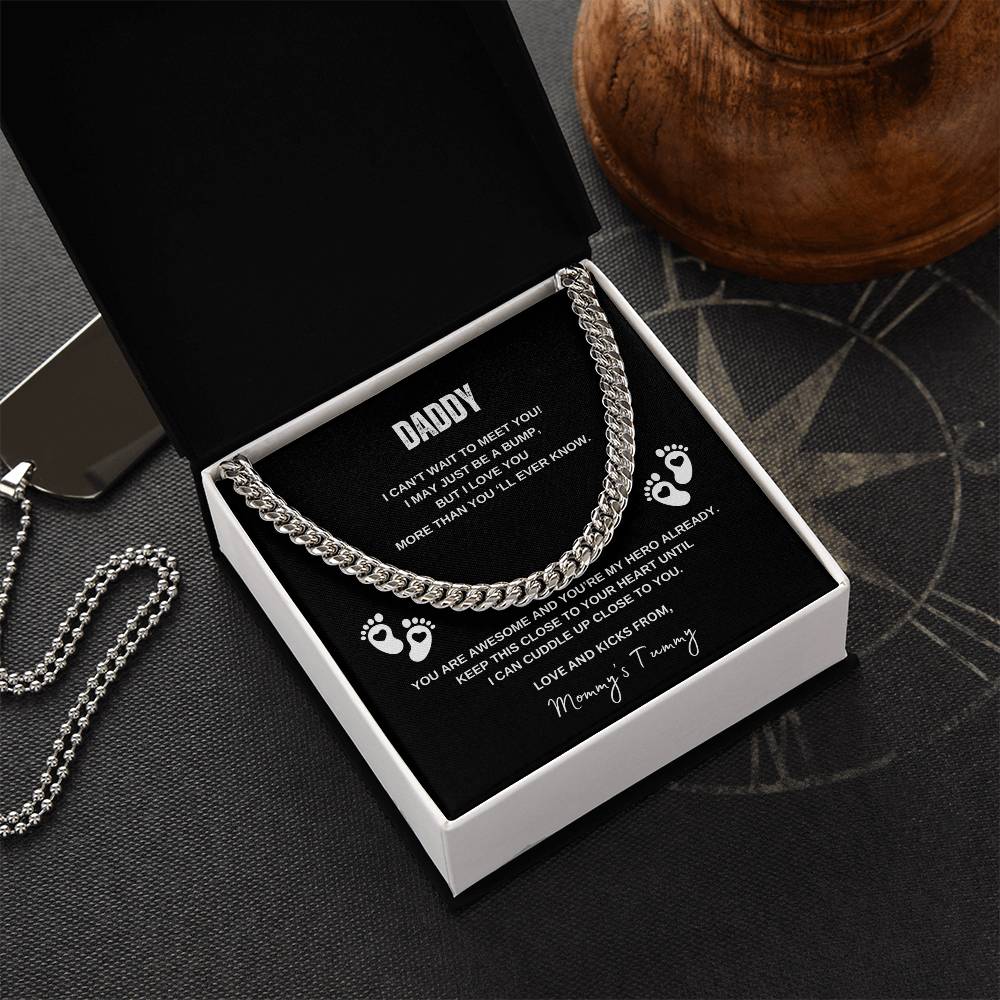 Daddy To Be I Cuban Link Chain
