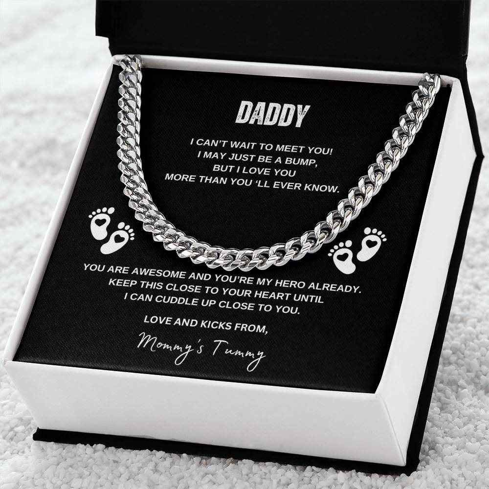 Daddy To Be I Cuban Link Chain