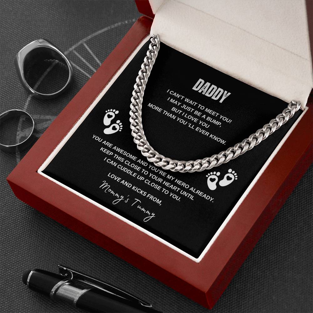 Daddy To Be I Cuban Link Chain